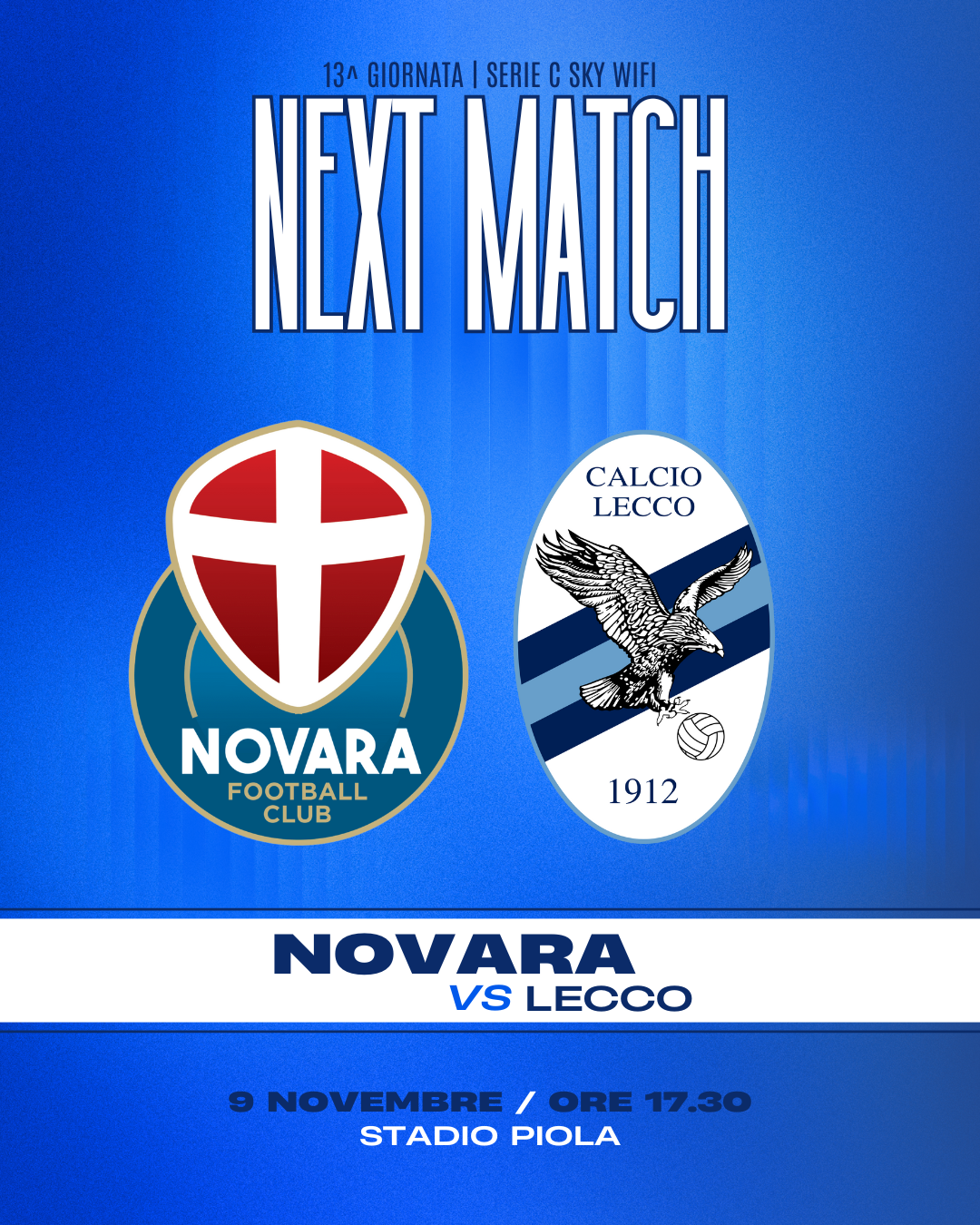 Read more about the article Info prevendita Novara-Lecco