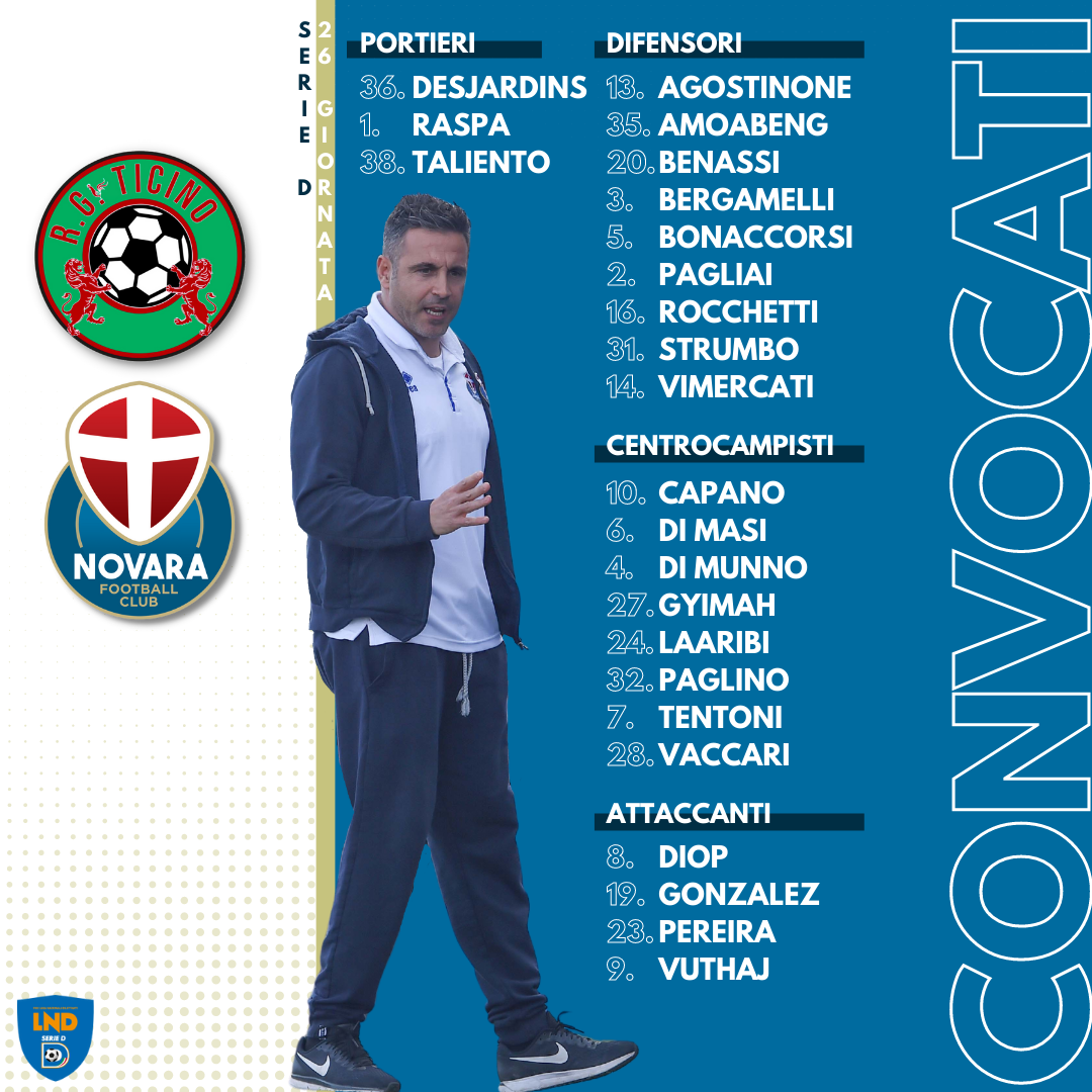 Read more about the article RG Ticino-Novara, i convocati azzurri