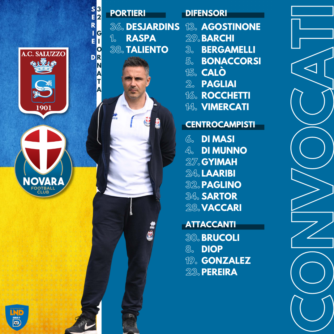 Read more about the article Saluzzo-Novara, i convocati azzurri