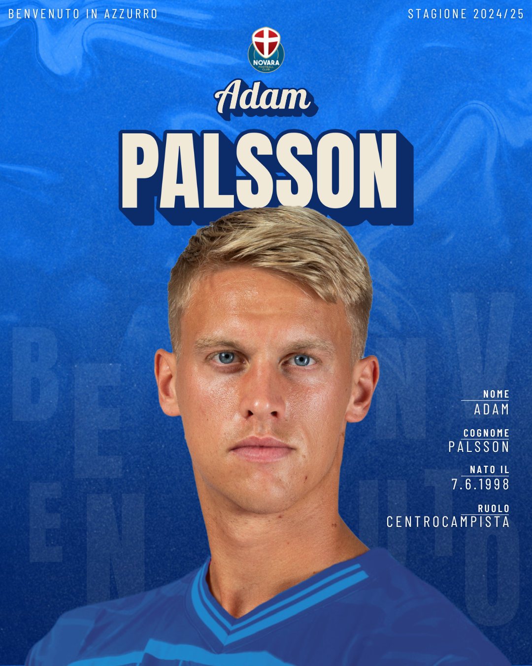 Read more about the article Adam Palsson è un centrocampista azzurro