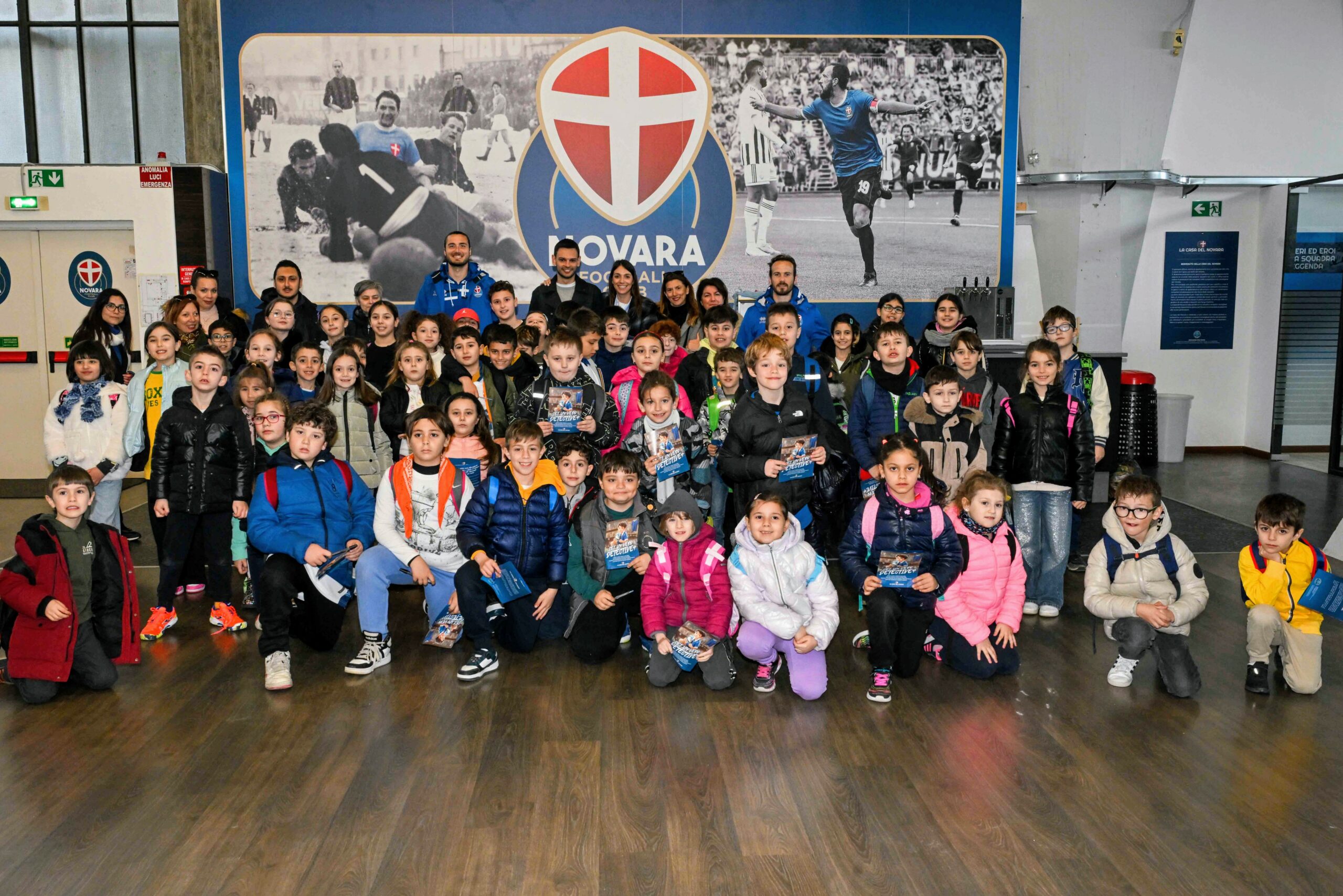 Read more about the article Una mattinata da campioni: la scuola di Granozzo con Monticello in visita al Piola