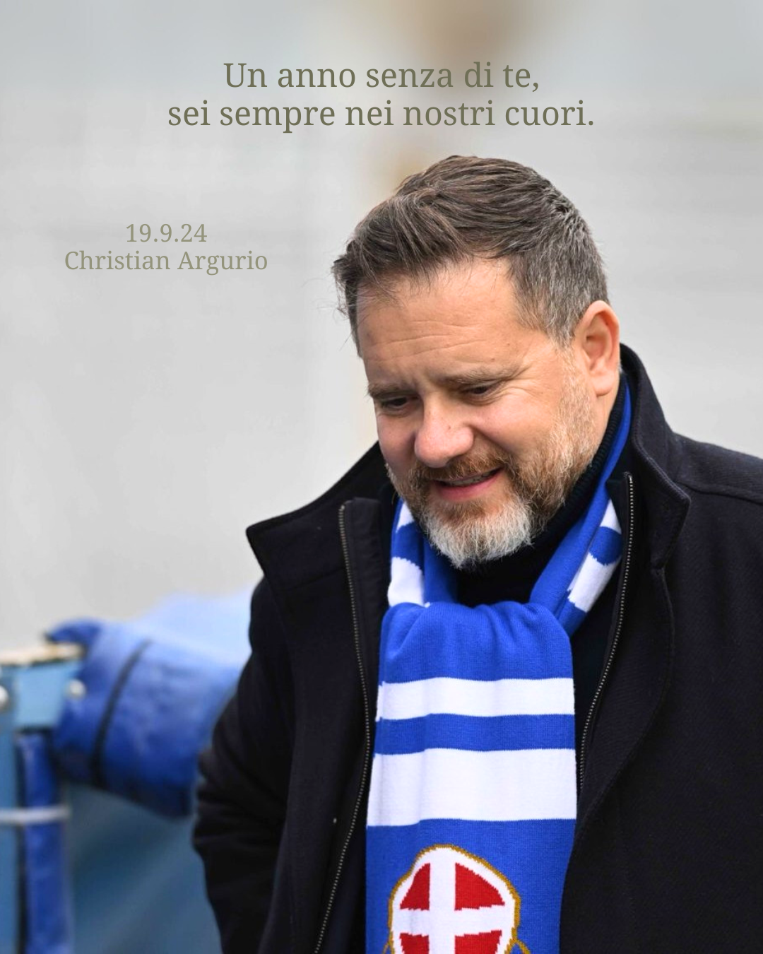 Read more about the article Un anno senza di te: nel ricordo di Christian Argurio