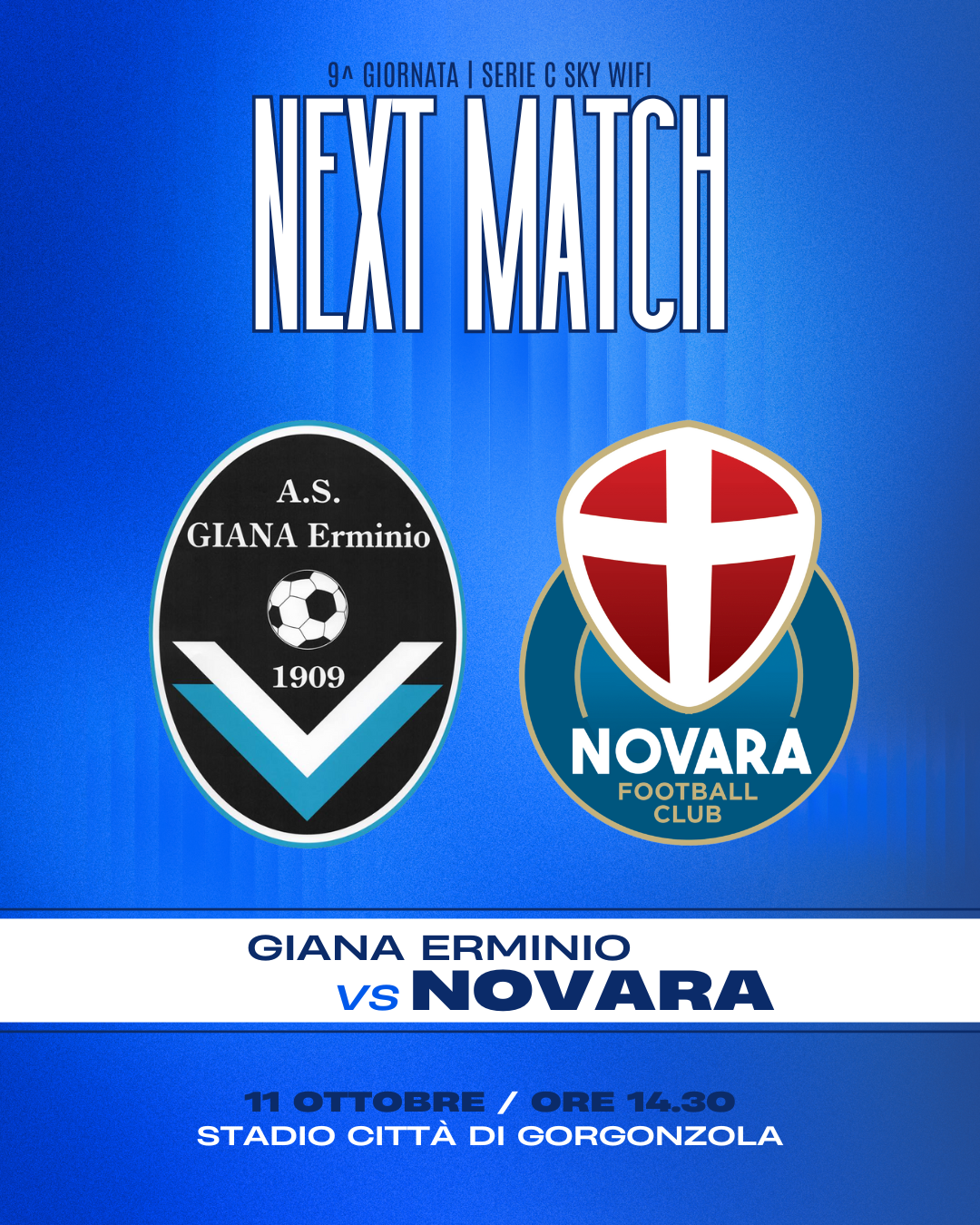Read more about the article Giana Erminio-Novara: info biglietti settore ospiti