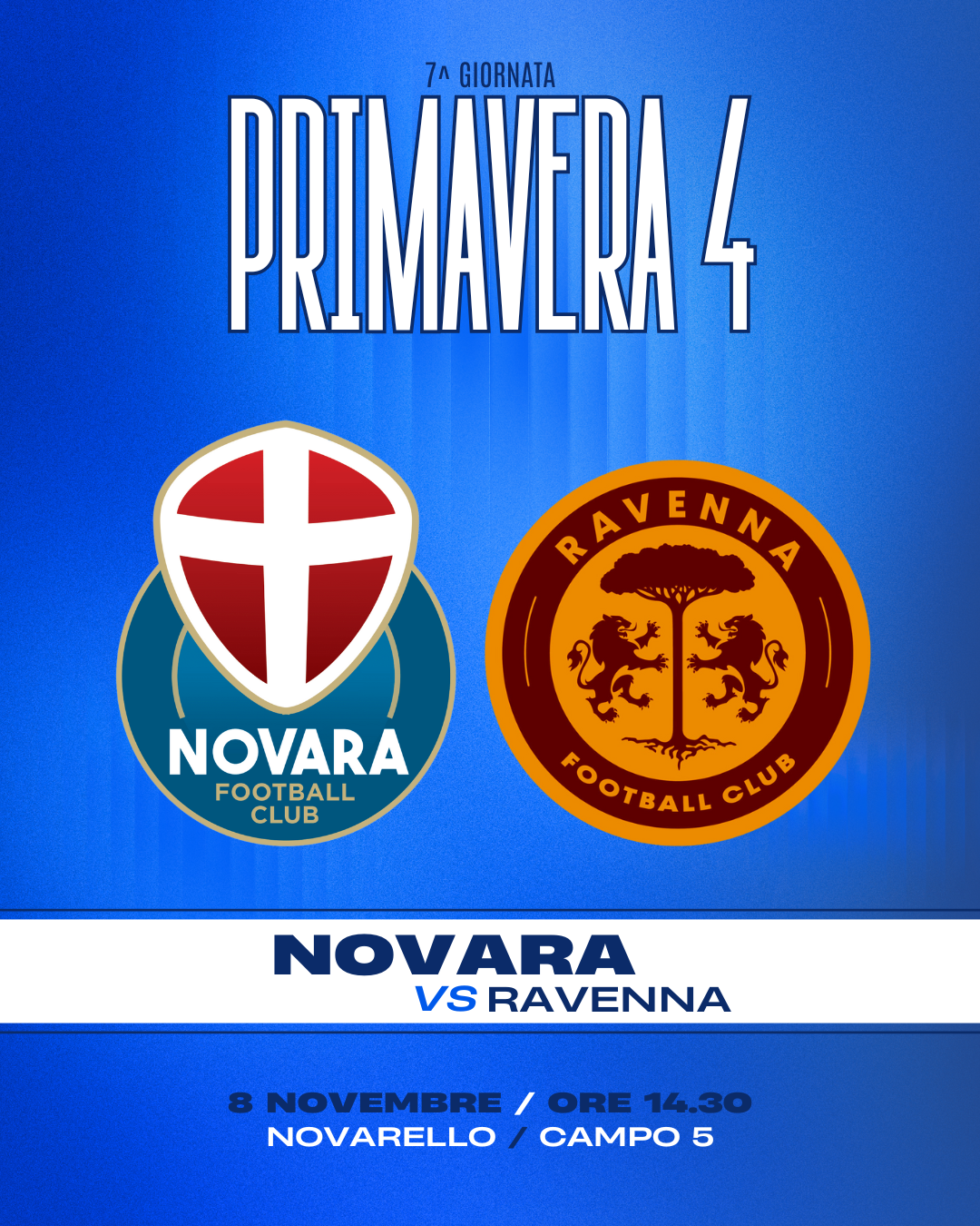 Read more about the article Primavera 4, Novara-Ravenna in diretta su YouTube
